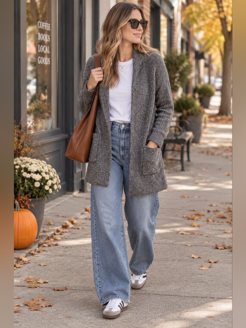 Madewell Backstage Open Longline Cardigan Sweater in Gray Minimalist Women's XS